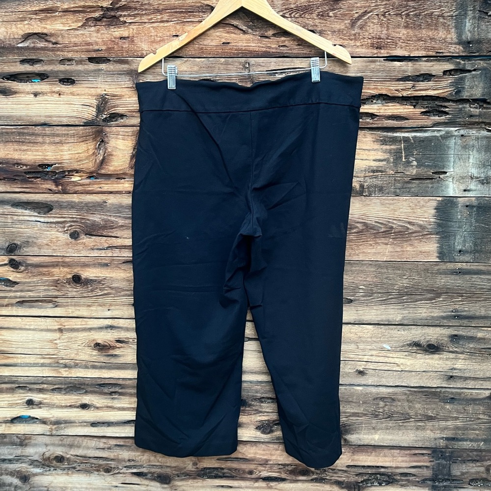 MARIO SERRANI | Black Cropped Pants XL - Picture 3 of 3